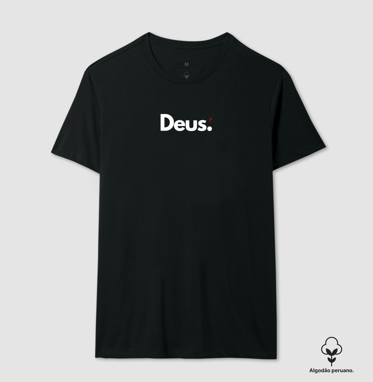 Camiseta Premium Algodão Peruano Deus