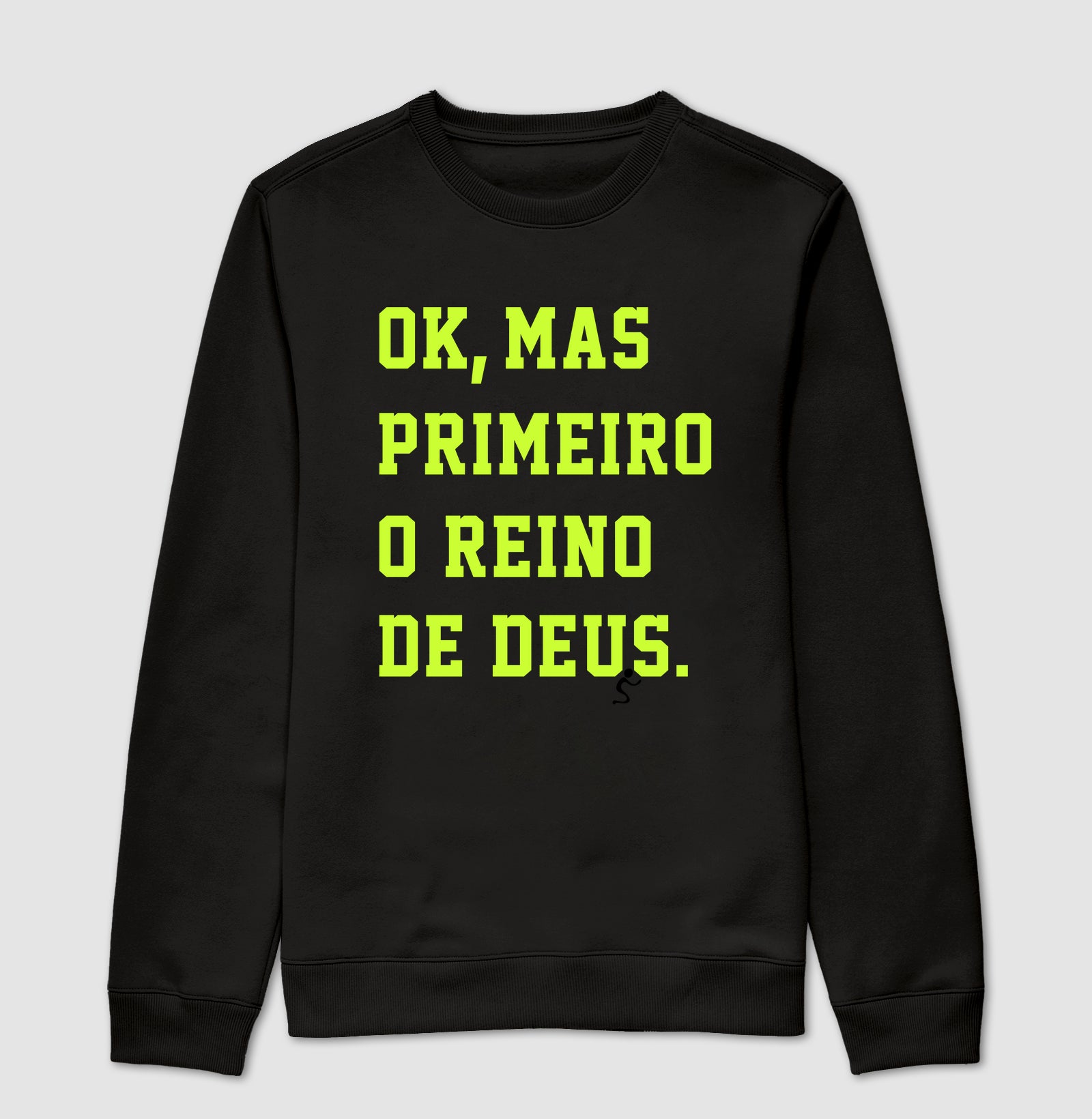 Moletom Suéter Reino – Roupa Cristã com Estilo e Fé | Semeador Store