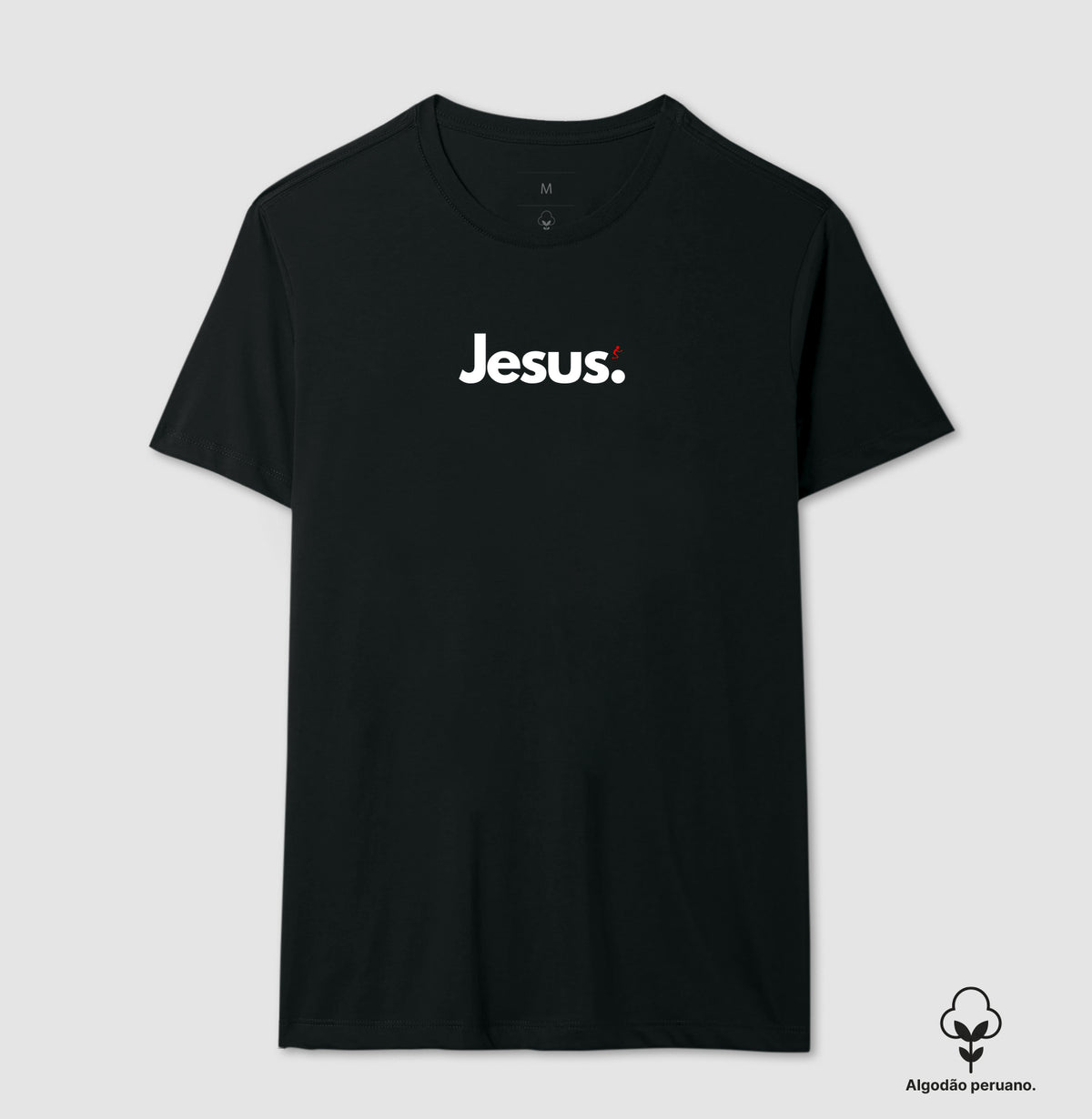Camiseta Masculina Algodão Peruano Jesus