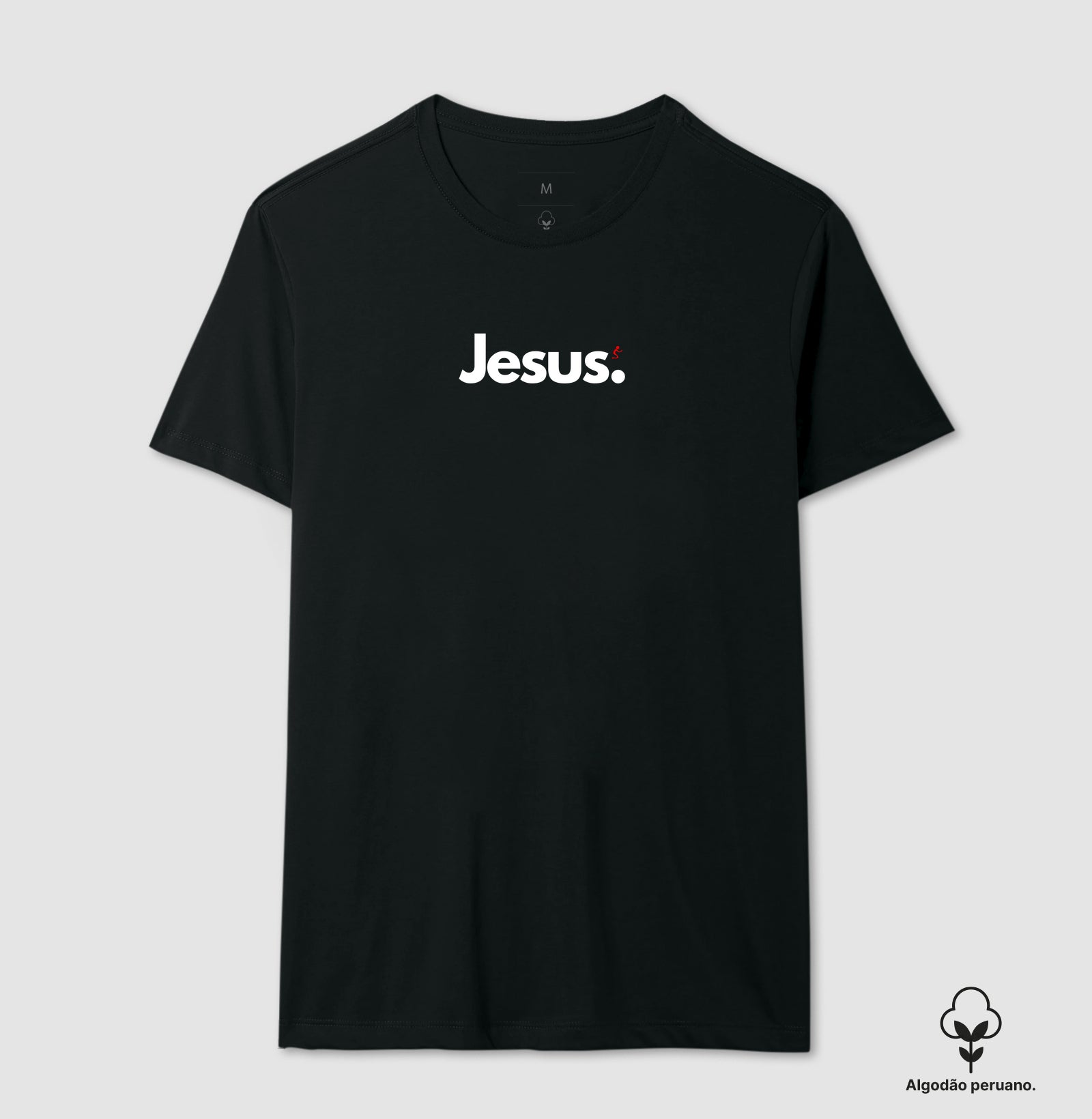 Camiseta Masculina Algodão Peruano Jesus