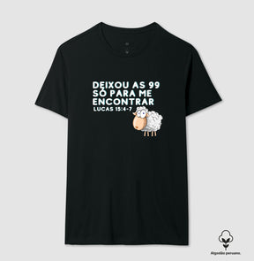 Camiseta Feminina "As 99 Ovelhas" – Fé e Estilo com Algodão Peruano Premium | Semeador Store