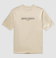 Camiseta Gospel Oversized "Jesus Cristo" – Fé com Estilo Cristão Streetwear | Semeador Store