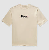 Camiseta Gospel Oversized "Deus" – Fé com Estilo Cristão Streetwear | Semeador Store