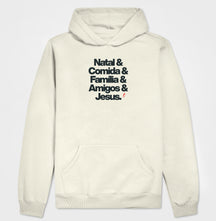 Moletom com capuz Natalino