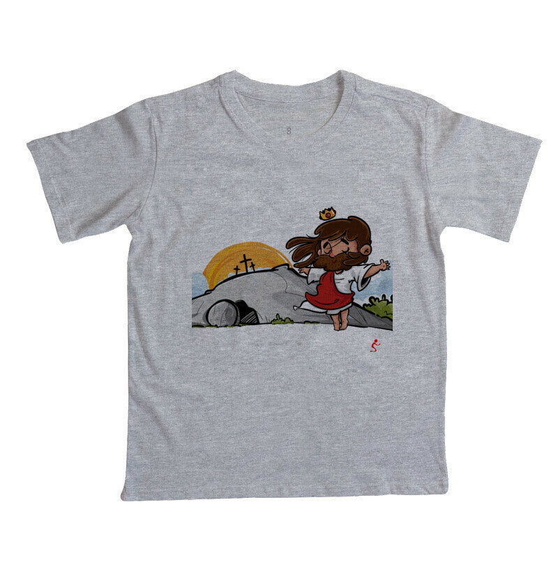 Camiseta Infantil Ressuscitou