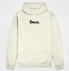 Moletom Hoodie Deus – Estilo Cristão Urbano com Fé e Conforto | Semeador Store