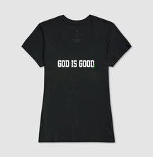 Camiseta Cristã Feminina – “God is good” com Estilo e Fé em Cada Detalhe | Semeador Store