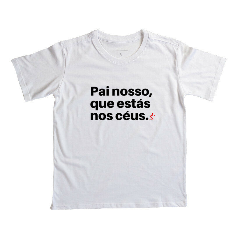 Camiseta Infantil Pai nosso