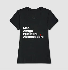 Camiseta Cristã Feminina – “Abençoadora” com Estilo e Fé em Cada Detalhe | Semeador Store