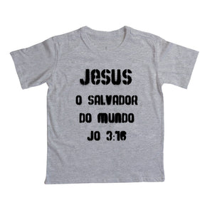 Camiseta Infantil Salvador do Mundo