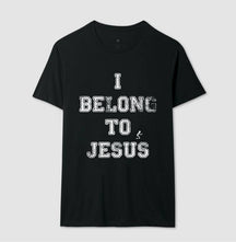 Camiseta Masculina I Belong to Jesus – Moda Cristã com Estilo e Propósito | Semeador Store