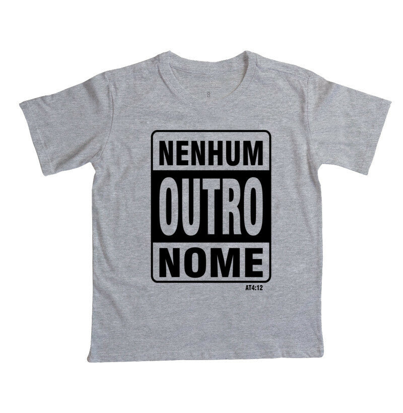 Camiseta infantil Nome