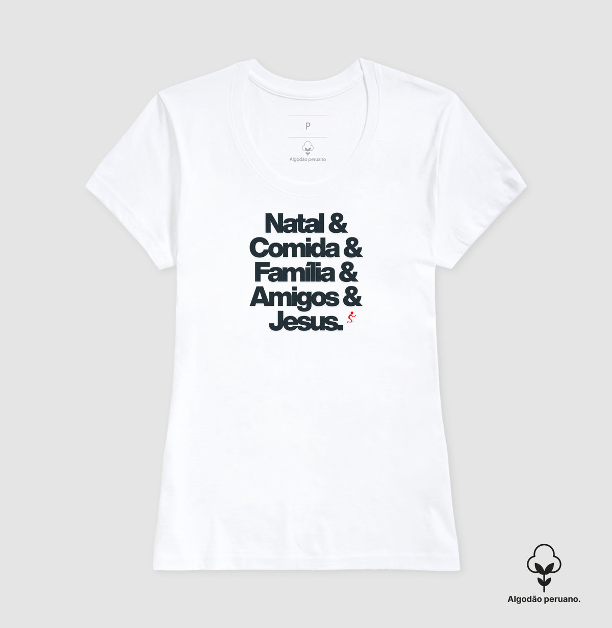 Camiseta Feminina Peruana Natalina