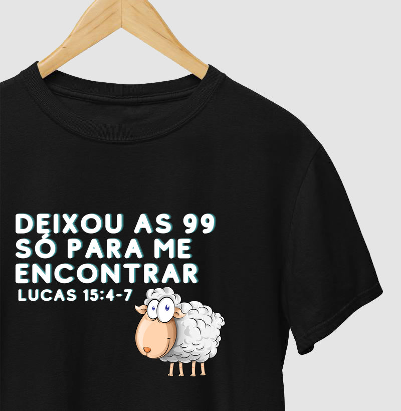Camiseta Masculina as 99 ovelhas – Moda Cristã com Estilo e Propósito | Semeador Store